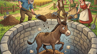 nano-banana-2_Un_día_el_burro_de_un_campesino_se_cayó_en_un_pozo._El_animal_lloró_lastimera-0